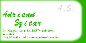 adrienn szitar business card